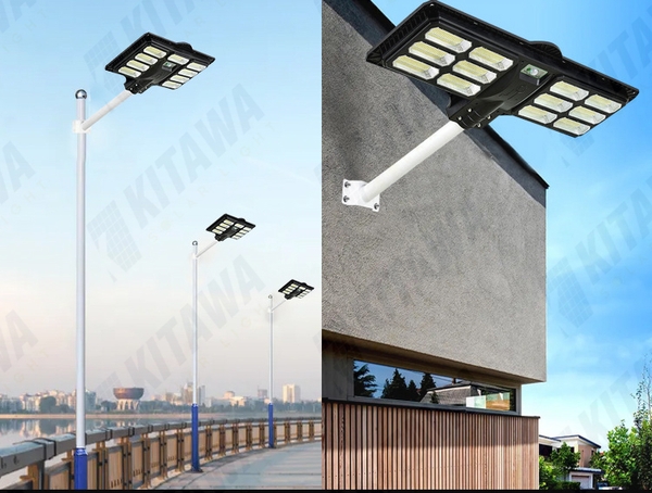 Đèn năng lượng mặt trời liền thể cánh dơi LT10400 Kitawa 400W