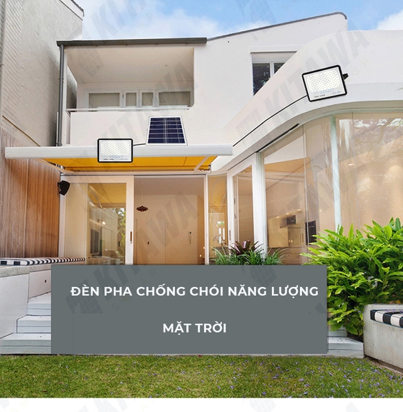 Đèn pha năng lượng mặt trời chống chói 100W DP5100
