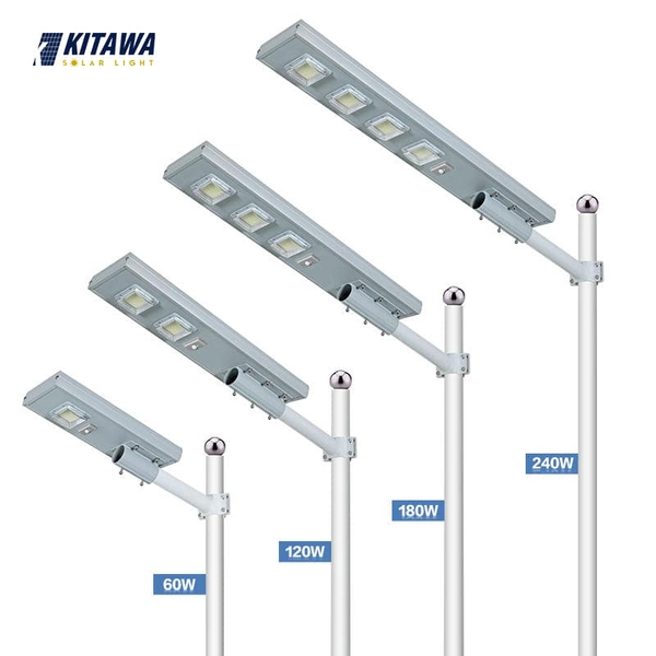 Đèn đường năng lượng mặt trời công trình liền thể LTCT 04