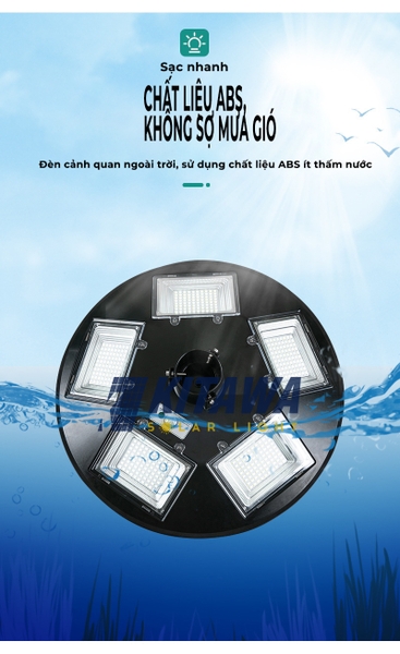 Đèn Năng Lượng Mặt Trời  UFO 200W Plus - UF1200P ( 60.000 mAH)