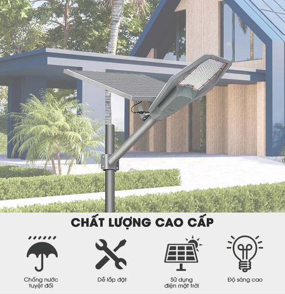 Đèn Năng Lượng Mặt Trời Phi Thuyền 100W KITAWA PT1100
