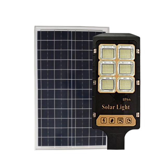 Đèn Đường Năng Lượng Mặt Trời Viền Vàng KITAWA 300W