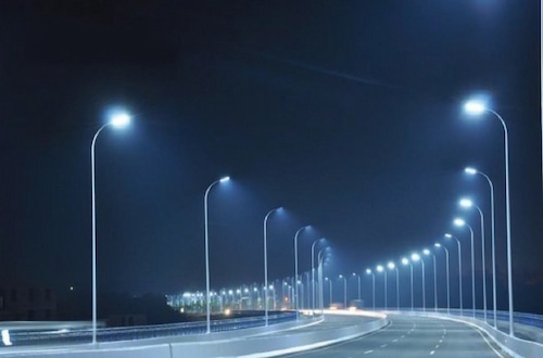 Đèn đường năng lượng mặt trời công trình liền thể LTCT 02