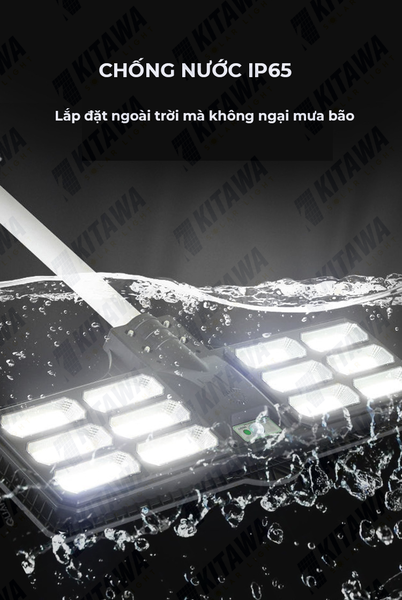 Đèn năng lượng mặt trời liền thể cánh dơi LT10400 Kitawa 400W