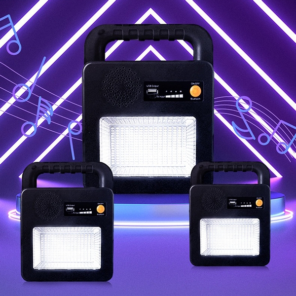 Đèn Cầm Tay Kiêm Loa Nhạc CT260 - Sạc Dự Phòng Năng Lượng Mặt Trời Kitawa