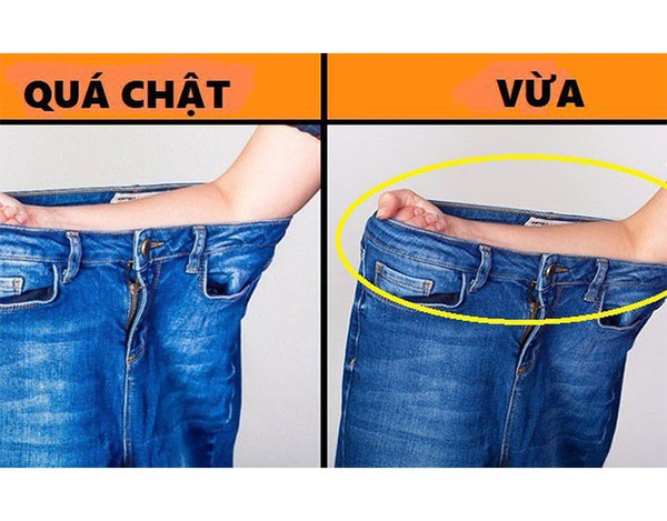 Cách sửa quần jean khi rộng hay chật các nàng nên biết
