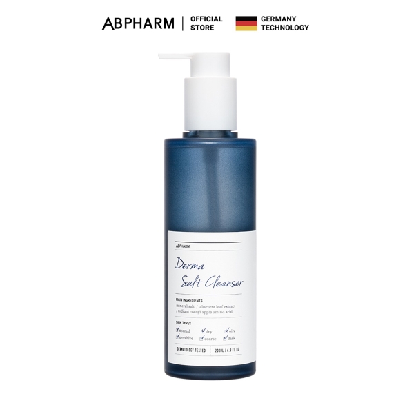 Sữa rửa mặt làm sạch dịu nhẹ cho da nhạy cảm ABpharm Derma Salt ...