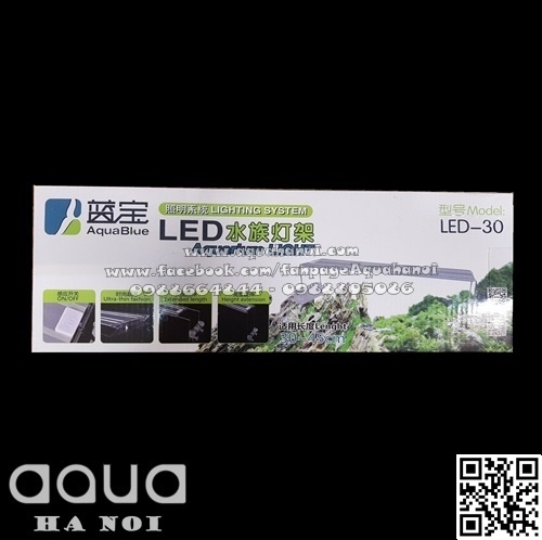 Đèn LED Aquablue LED-30 dùng cho hồ cá thủy sinh 30 - 45 cm