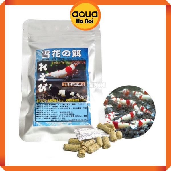 Thức ăn dặm cho tép Snow Flake - Cám tép Nhật Bản - gói 40 gram