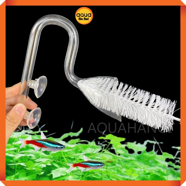Chổi cước xoắn 25cm cọ rửa vệ sinh ống in out bể cá, ống nghiệm, chai lọ