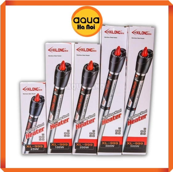 Sưởi bể cá Xilong XL 999 - Sưởi inox chống vỡ làm ấm nước bể cá