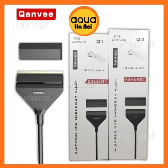 Dao cạo rêu QANVEE  - vệ sinh thành hồ cá cảnh thủy sinh