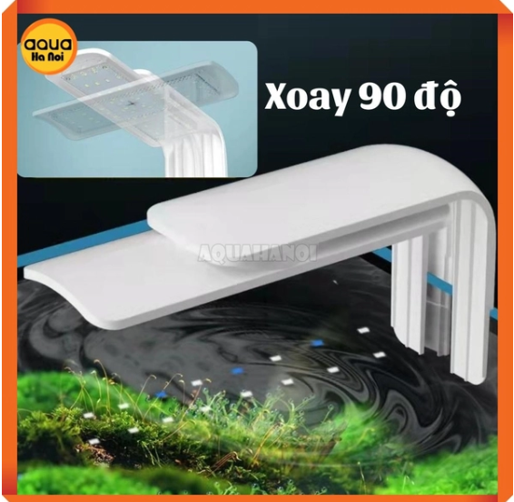 Đèn LED Jeneca D9 siêu sáng - Xoay góc 90 độ linh hoạt - cho hồ cá cảnh thủy sinh kích thước 20-30cm