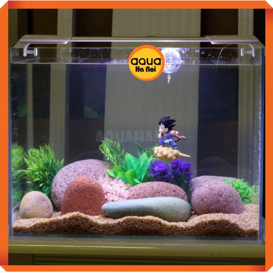 Mô hình Songoku TRÔI LƠ LỬNG trang trí bể cá cảnh thủy sinh