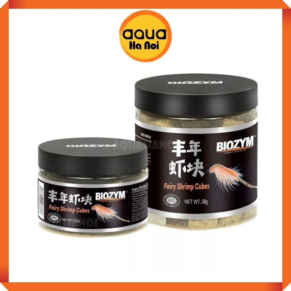 Biozym Thức ăn cho cá Atermia sấy khô dạng khối - Biozym Fairy Shrinp Cubes