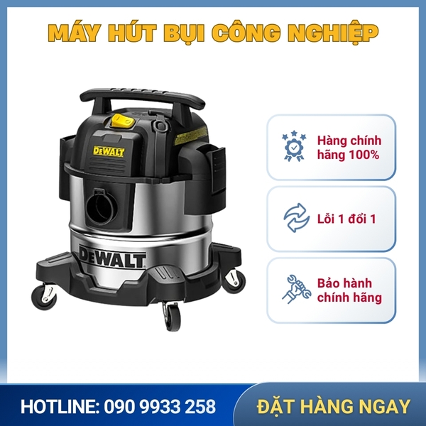 Máy hút bụi công nghiệp 1600W 25L Dewalt DXV25S