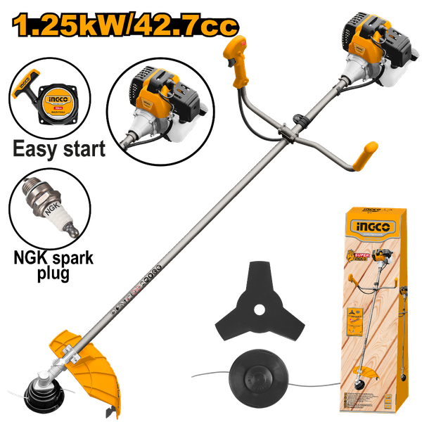 Máy Cắt Cỏ Dùng Xăng INGCO GBC5434411 1.25Kw-42.7cc