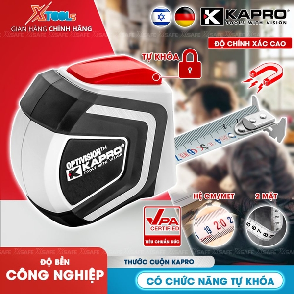 Thước Cuộn Nam Châm Tự Phanh KAPRO 510 Optivision™ 5m