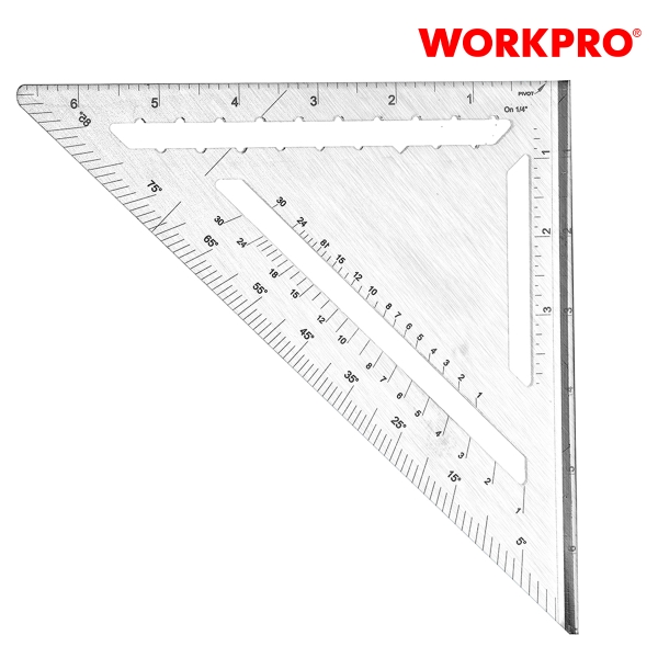 Thước đo góc vuông hình tam giác Workpro WP264007 7 inch (180mm)