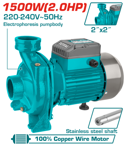Máy Bơm Nước Ly Tâm 18m 1500W Total TWP2150026