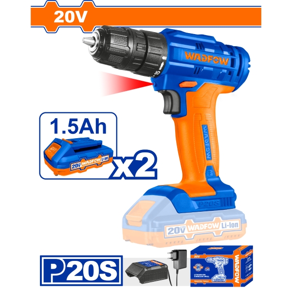 Máy khoan dùng pin Lithium-ion 20V WadFow WCDP512
