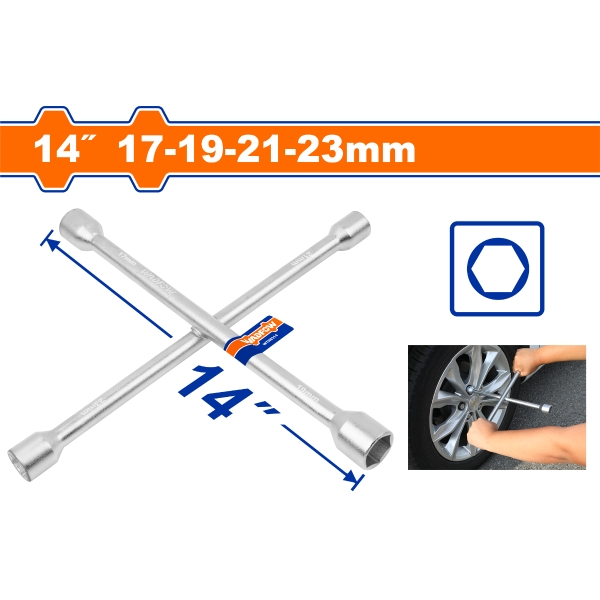 Tay vặn chữ thập đầu lục giác 14" WadFow WTH8314