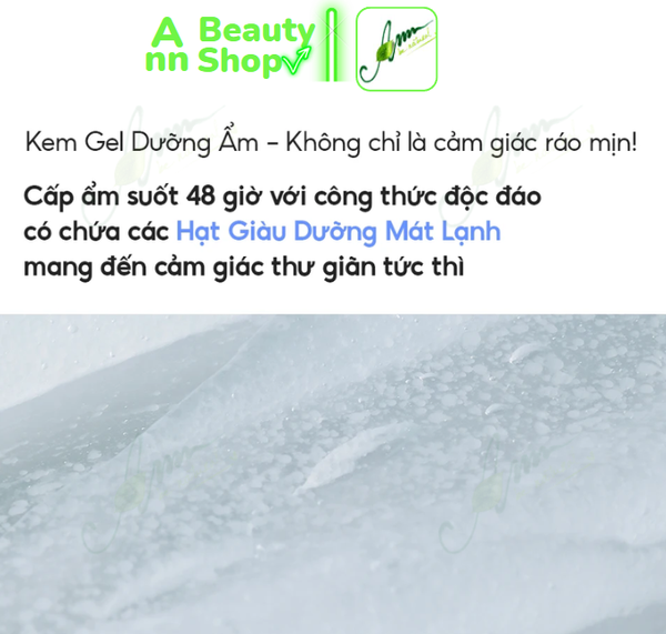 Kem Dưỡng Ẩm Dạng Gel Water Bank Blue Hyaluronic Gel Cream Minisize 25ml