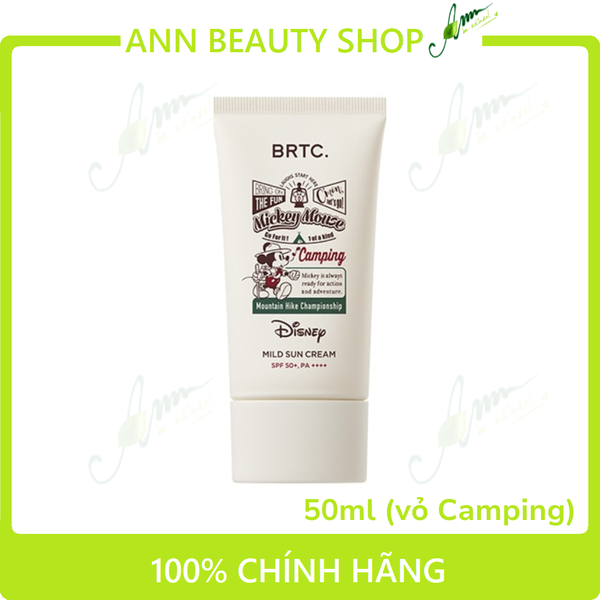 Kem Chống Nắng BRTC Mild Sun Cream 50ml SPF 50 PA phiên bản Disney Mickey Mouse 50ml