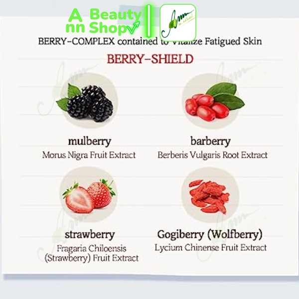 Kem Chống Nắng Berry Moist Sun Cream 50ml SPF50 PA Minisize 15ml