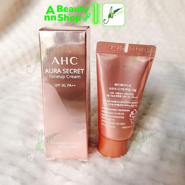 Kem Dưỡng Da Trắng Hồng AHC AURA SECRET TONE UP CREAM SPF 30 PA
