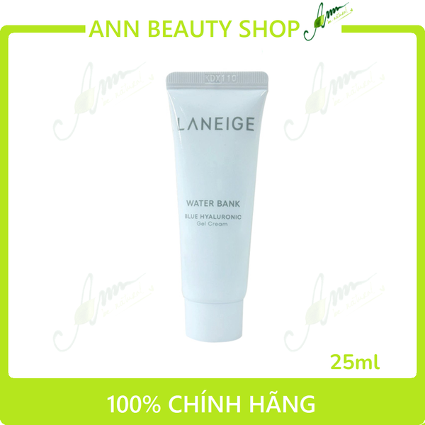 Kem Dưỡng Ẩm Dạng Gel Water Bank Blue Hyaluronic Gel Cream Minisize 25ml