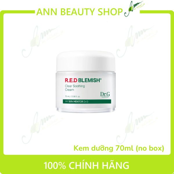 Kem dưỡng ẩm cho da mụn, da nhạy cảm Dr.G R.E.D Blemish Clear Soothing Cream