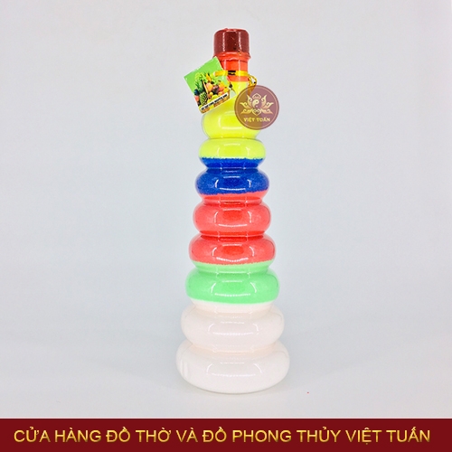 Chai muối ngũ sắc