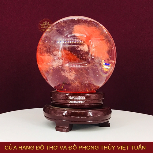 Cầu đá thạch anh tóc đỏ