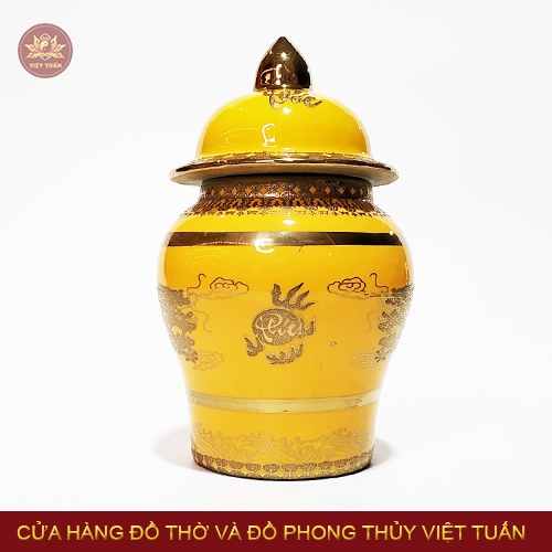 Chóe song long chầu nguyệt vàng kim sa