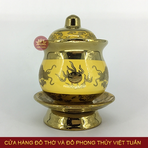 Chu bi song long chầu nguyệt kim sa