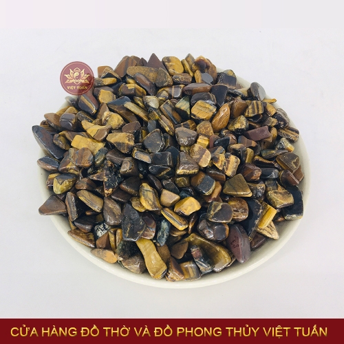 Đá thạch anh mắt mèo vụn