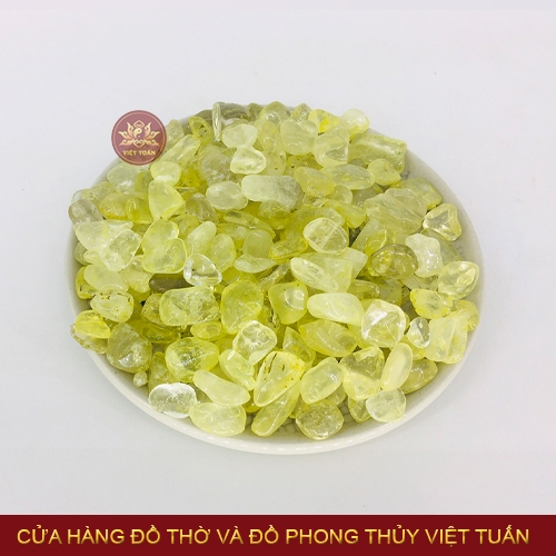Đá thạch anh vàng vụn