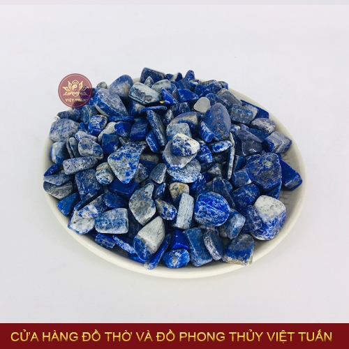 Đá thạch anh Lapis vụn