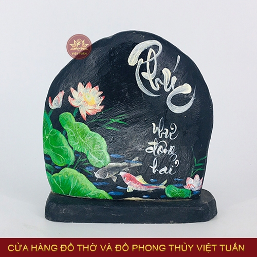 Đá vẽ thư pháp chữ Phúc