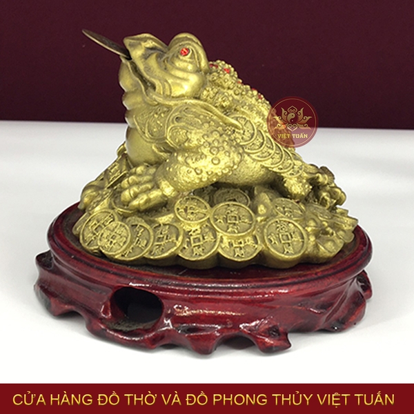 Cóc đồng ngậm tiền xu ( Thiềm Thừ )