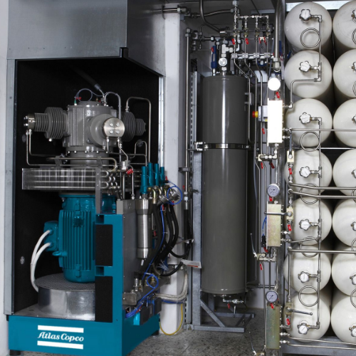 Máy nén khí áp suất cao không dầu DM – Series Atlas copco