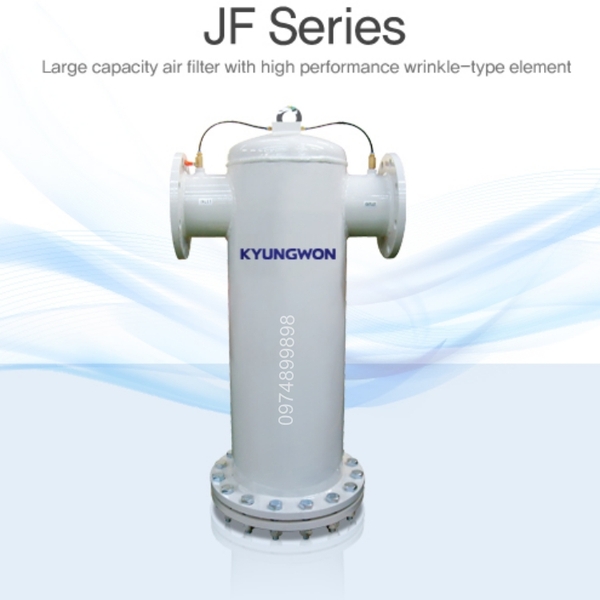 JF series Lọc đường ống lớn cho máy nén Kyungwon