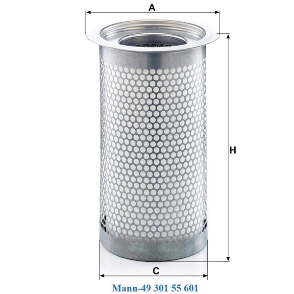 Lọc tách dầu Mann-49 301 55 651-LE 9001 x