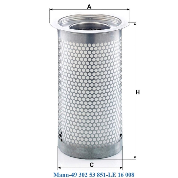 Lọc tách dầu Mann-49 302 53 851-LE 16 008