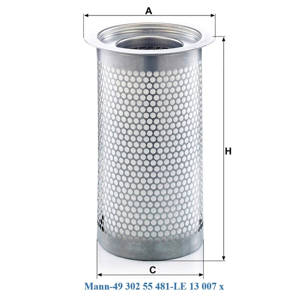 Lọc tách dầu Mann-49 302 55 481-LE 13 007 x
