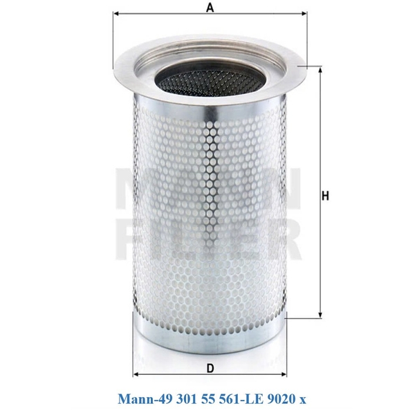Lọc tách dầu Mann-49 301 55 561-LE 9020 x