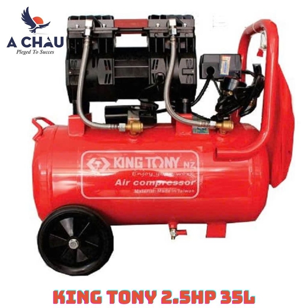 Máy Nén Khí Không Dầu King Tony KTO-35S 2.5HP 35L Đài Loan - Khí Nén Sạch, Mạnh Mẽ
