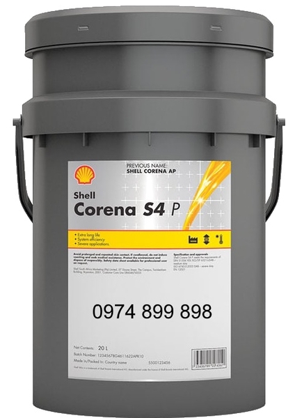 Shell Corena S4 P100 Piston compressor