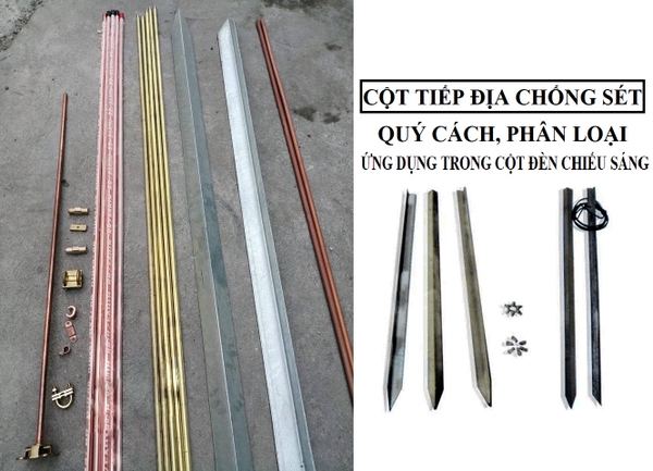 Cọc Tiếp Địa Là Gì? Quy Cách Và Phân Loại, Báo giá theo Cột đèn chiếu sáng